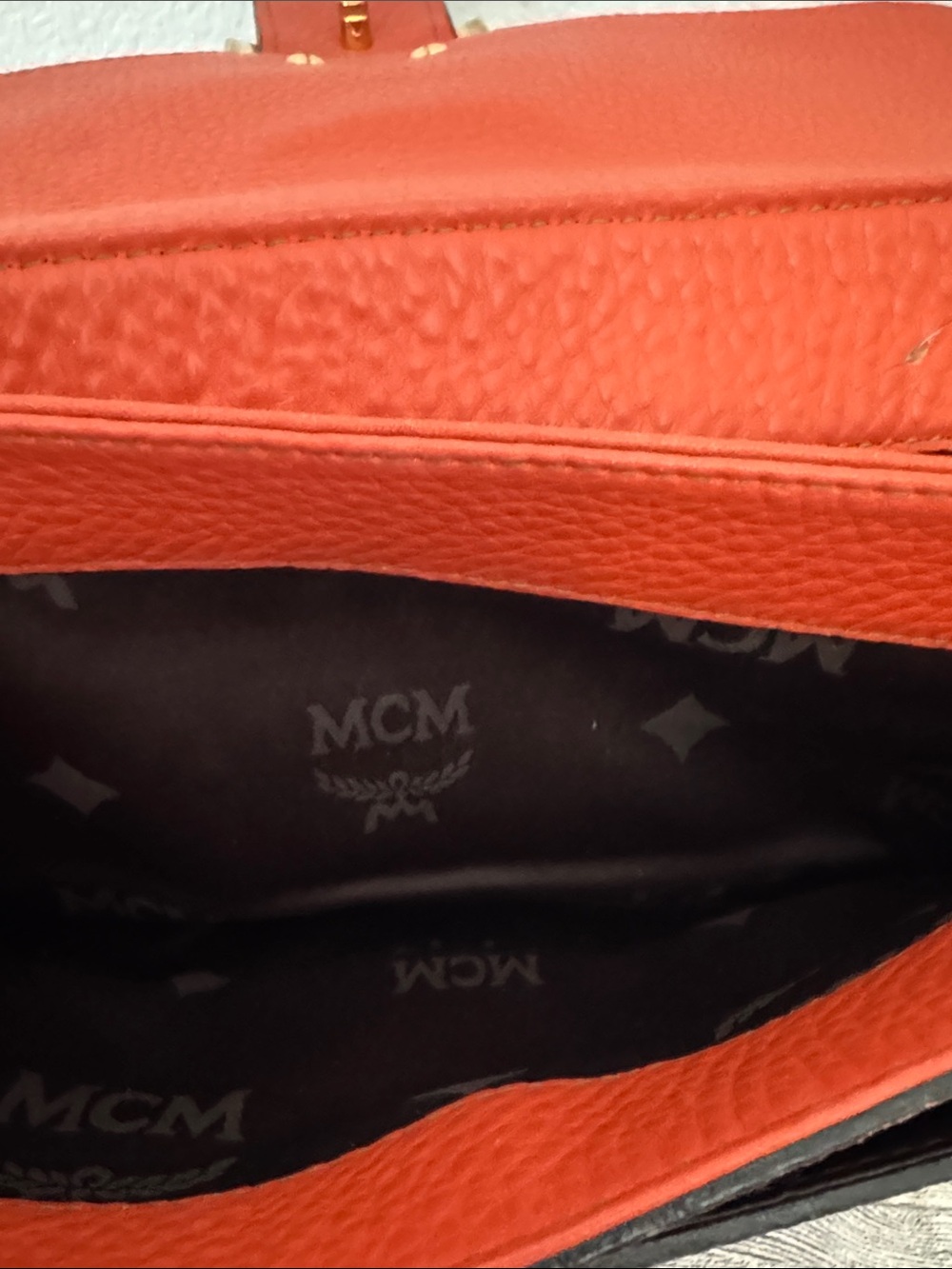 MCM Leather Colorblock Crossbody/Shoulder Bag - Picture 10 of 15